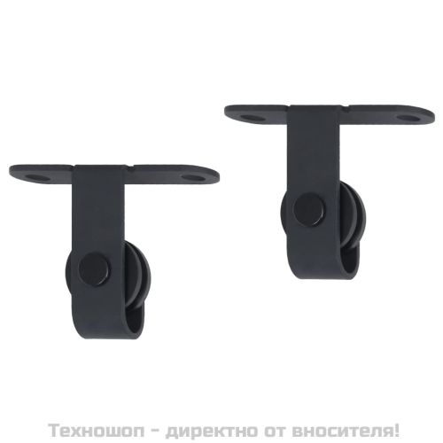 Комплект за мини плъзгаща врата за шкаф, стомана, 200 см