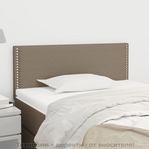 Горна табла за легло, таупе, 90x5x78/88 см, плат