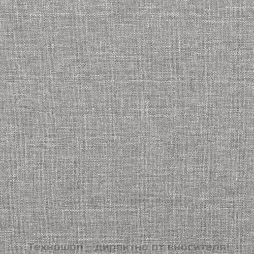 Горна табла за легло, светлосива, 90x5x78/88 см, плат