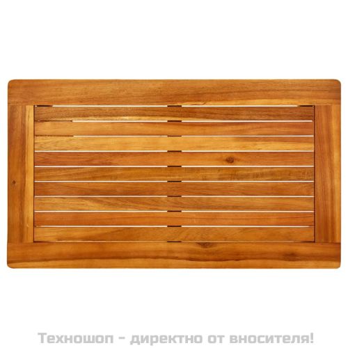 Градинска кафе маса, 70x40x36 см, акация масив