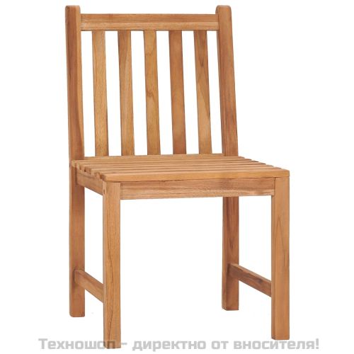 Градински комплект за хранене, 7 части, 200x100 см, масивно тиково дърво