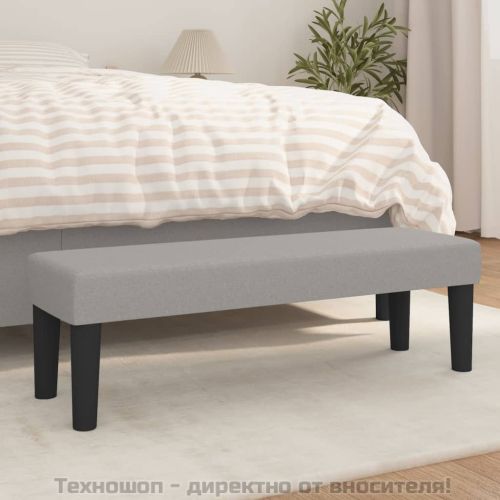 Пейка, светлосива, 100x30x30 см, плат