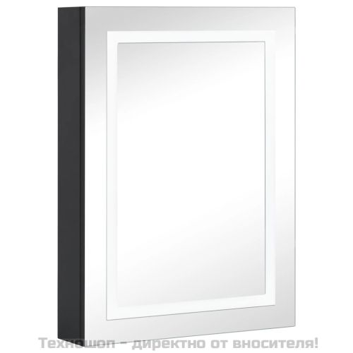 LED шкаф с огледало за баня, 50x13x70 см