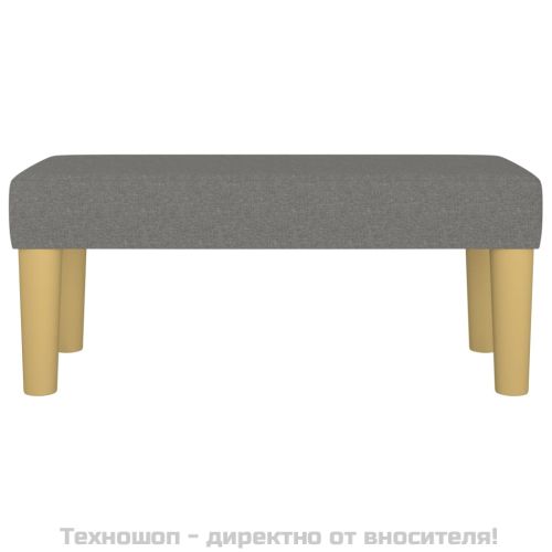 Пейка, тъмносива, 70x30x30 см, плат