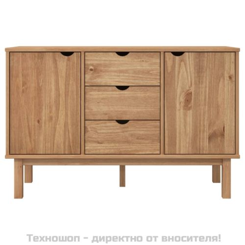Сайдборд OTTA, 113,5x43x73 см, борово дърво масив