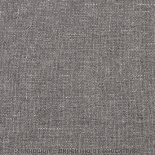 Табуретка, светлосива, 60x50x41 см, текстил