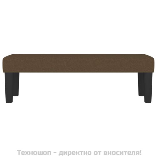 Пейка, тъмнокафява, 100x30x30 см, плат