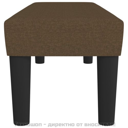 Пейка, тъмнокафява, 100x30x30 см, плат