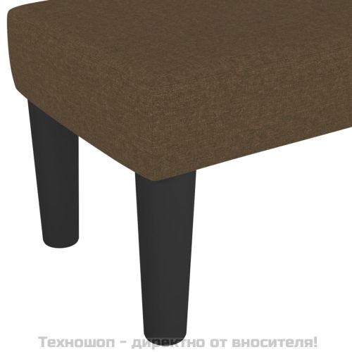 Пейка, тъмнокафява, 100x30x30 см, плат