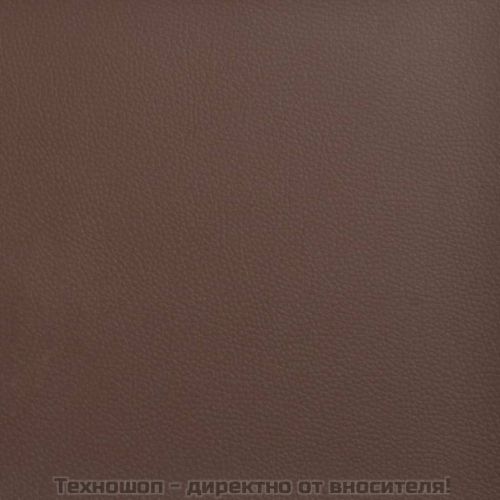 Табуретка, кафява, 60x50x41 см, изкуствена кожа