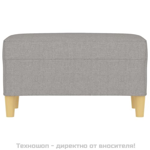 Пейка, светлосива, 70x35x41 см, плат