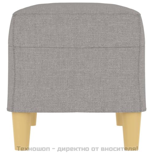 Пейка, светлосива, 70x35x41 см, плат