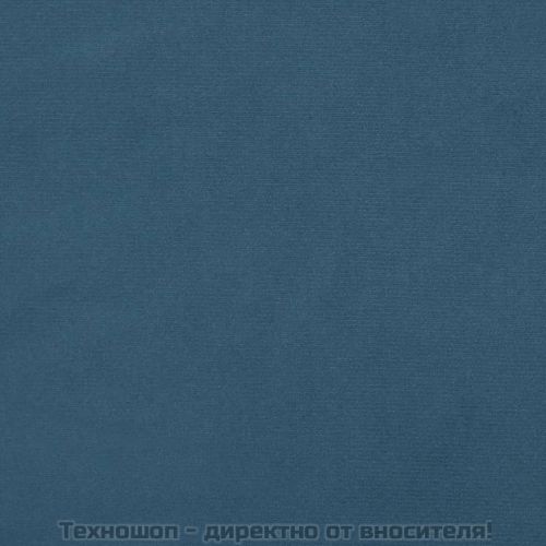 Рамка за легло без матрак, тъмносиня, 200x200 см, кадифе