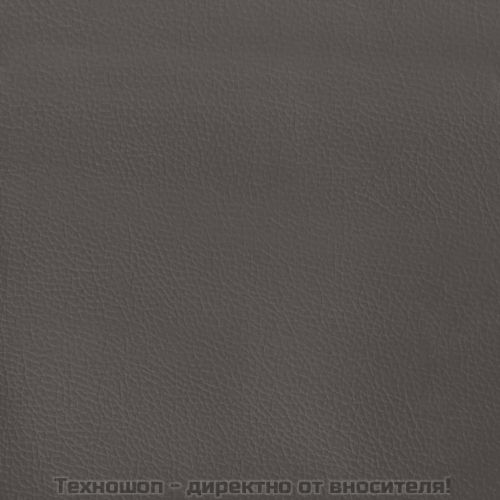 Табуретка, сива, 60x50x41 см, изкуствена кожа