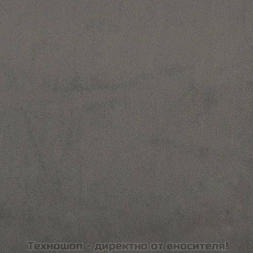 Горна табла за легло, тъмносива, 80x5x78/88 см, кадифе