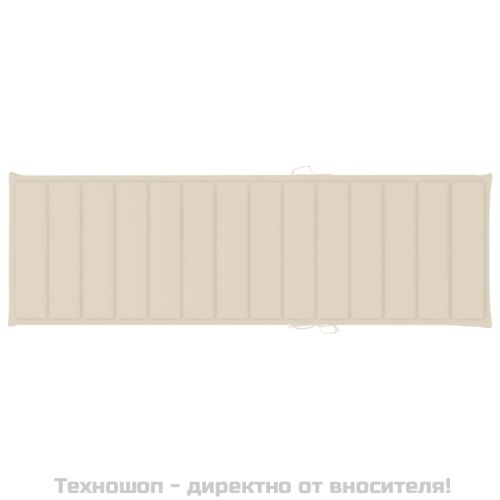 Градински шезлонг с масичка и шалте, импрегнирано борово дърво