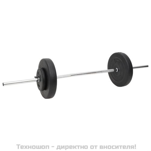 Щанга и дъмбел с тежести 60 кг