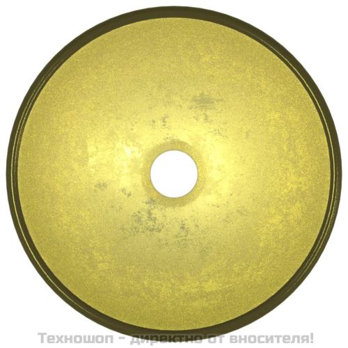 Мивка, закалено стъкло, 30x12 см, златиста