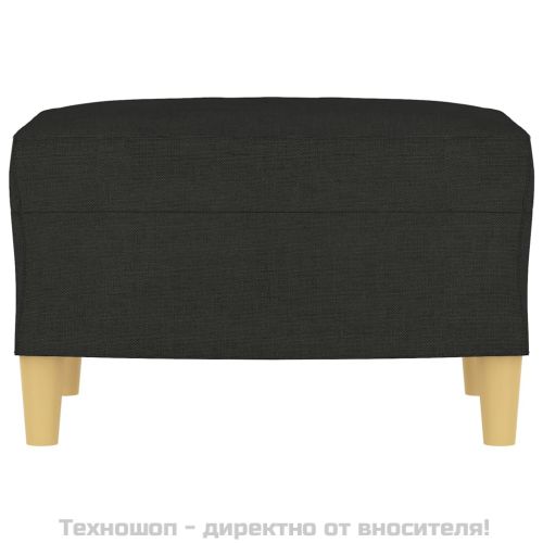 Табуретка, черна, 60x50x41 см, плат