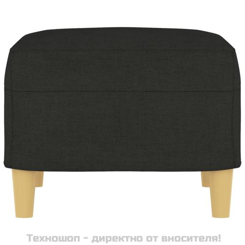 Табуретка, черна, 60x50x41 см, плат