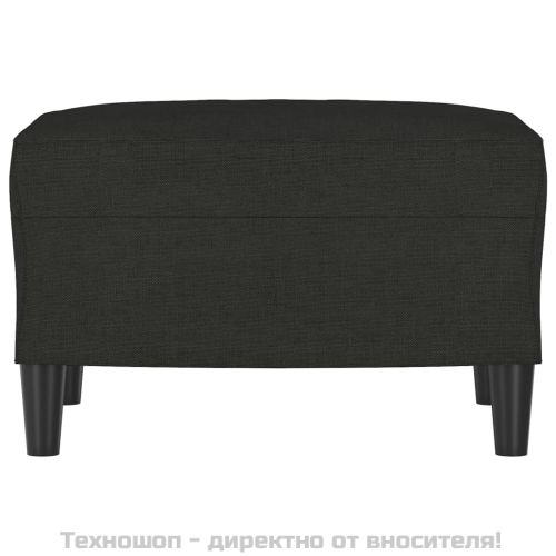 Табуретка, черна, 60x50x41 см, плат