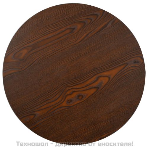 Бистро маса, тъмнокафява, 50 см, МДФ