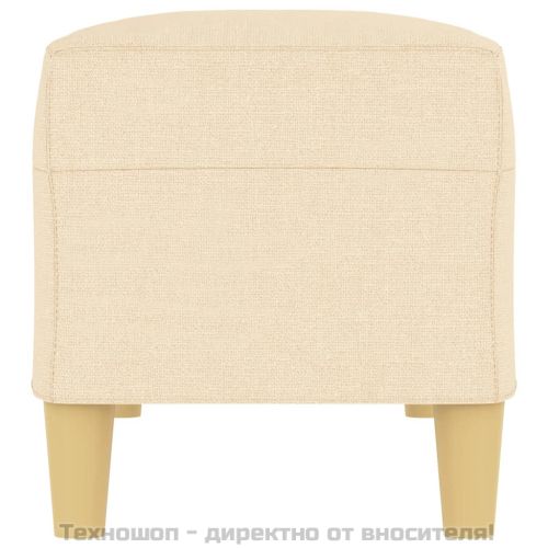 Пейка, кремава, 100x35x41 см, плат