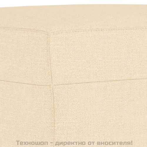 Пейка, кремава, 100x35x41 см, плат