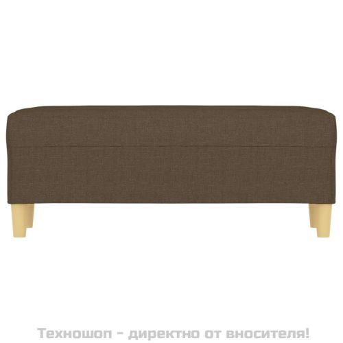 Пейка, кафяв, 100x35x41 см, плат