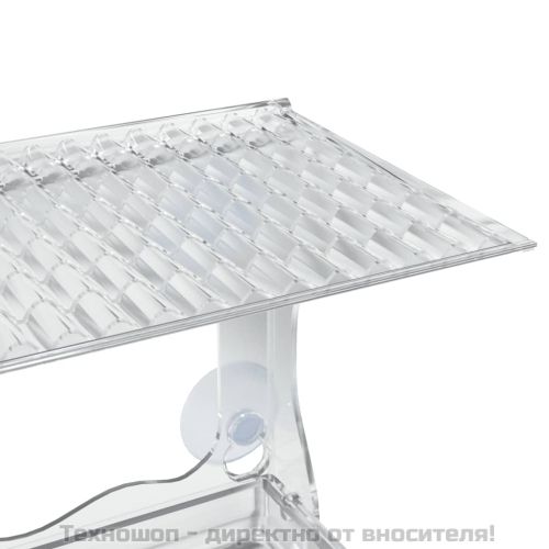 Хранилки за птици за прозорец, 2 бр, акрил, 30x12x15 см