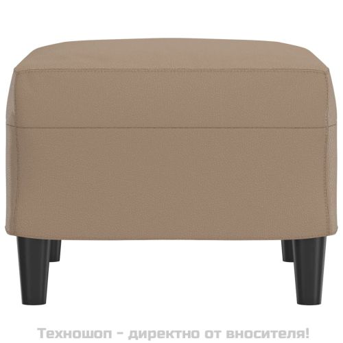 Табуретка, капучино, 60x50x41 см, изкуствена кожа