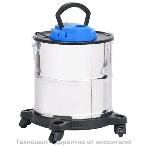 Прахосмукачка за пепел с HEPA филтър, 1200 W, 20 л, инокс