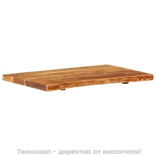 Плот за баня, акация масив, 80x52x3,8 см