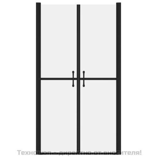 Врата за душ, матирано ESG стъкло, (73-76)x190 см