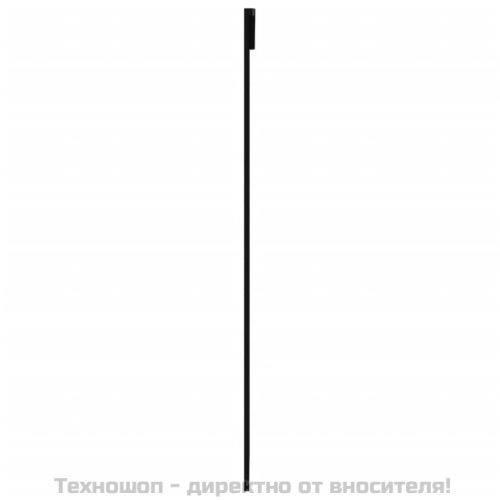 Плъзгаща се врата с механизъм, ESG стъкло и алуминий, 90x205 см