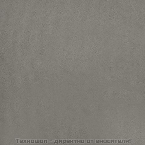 Горна табла за легло, светлосива, 80x5x78/88 см, кадифе