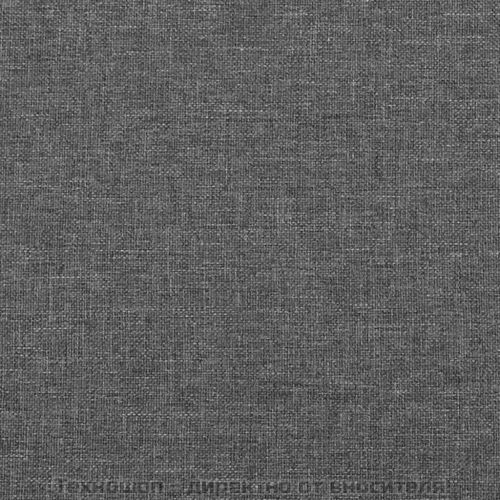 Табла за легло, тъмносива, 200x7x78/88 см, плат