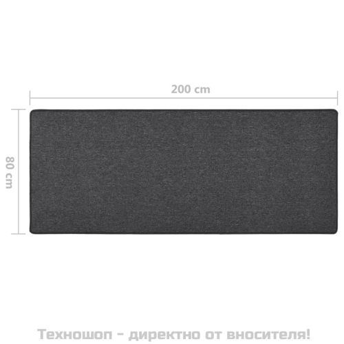 Пътека, антрацит, 80x200 см