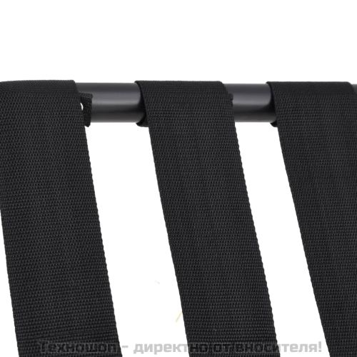 Поставка за куфари, черна, 56x40x49 см