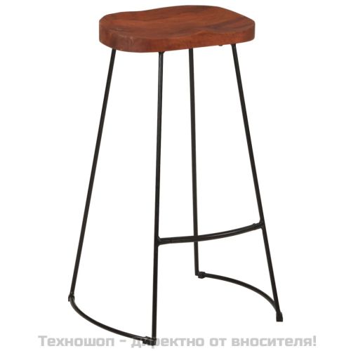 Gavin бар табуретки, 2 бр, 50x40x78 см, манго масив