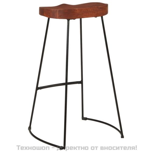 Gavin бар табуретки, 2 бр, 50x40x78 см, манго масив