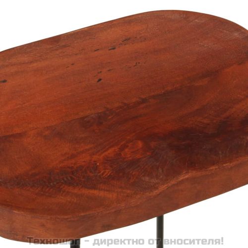 Gavin бар табуретки, 2 бр, 45x38x53 см, манго масив