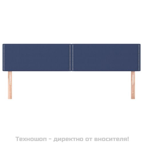 Табла за легло, синя, 200x5x78/88 см, плат