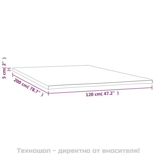 Топ матрак 120x200x5 см