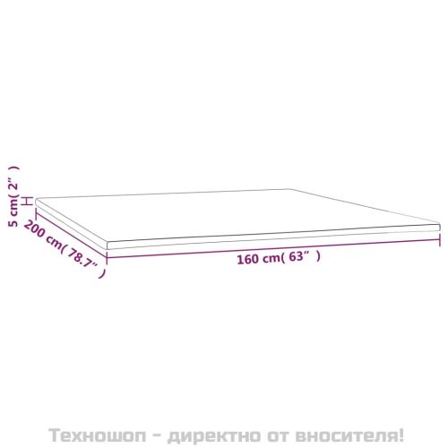 Топ матрак 160x200x5 см