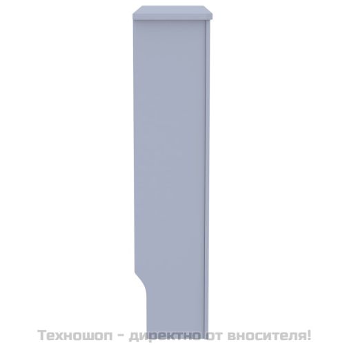 МДФ параван за радиатор, сив, 78 см