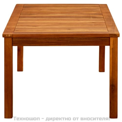 Градинска кафе маса, 110x60x45 см, акация масив