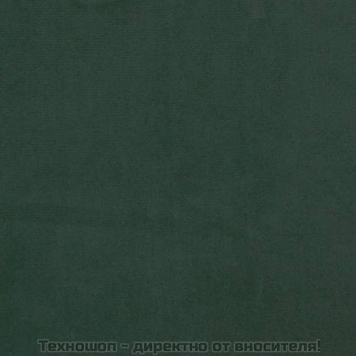 Боксспринг легло с матрак, тъмнозелено, 200x200 см, кадифе