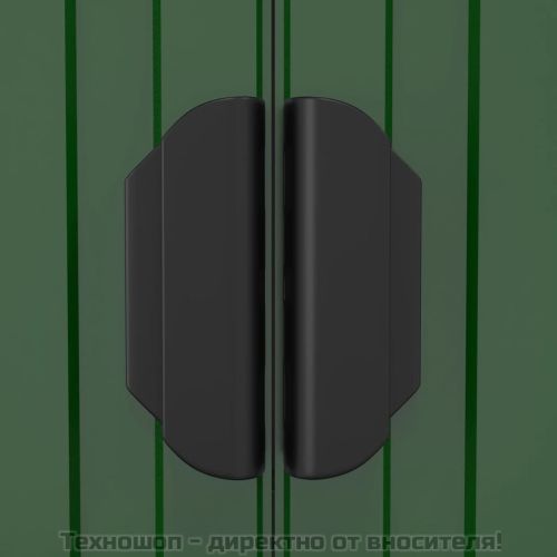 Градинска барака зелена 192x1021x223 см поцинкована стомана