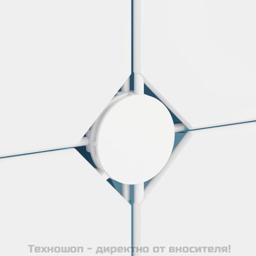 Детски кубичен шкаф за съхранение с 12 куба, зелен, PP